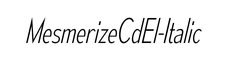 MesmerizeCdEl-Italic  免费字体下载