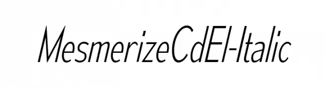 MesmerizeCdEl-Italic  les polices de caractères gratuit tlcharger