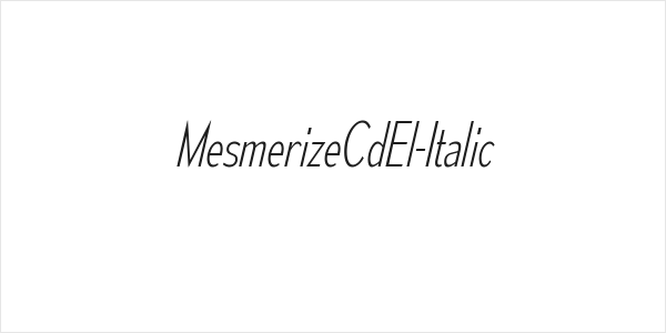 MesmerizeCdEl-Italic Logo