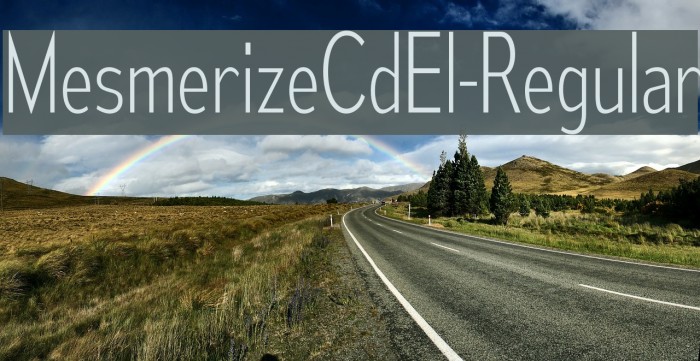 MesmerizeCdEl-Regular Font examples
