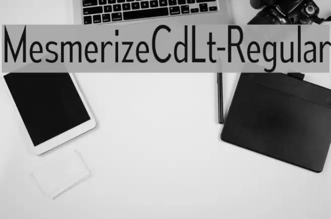 MesmerizeCdLt-Regular Font examples