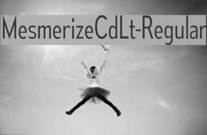 MesmerizeCdLt-Regular Font examples