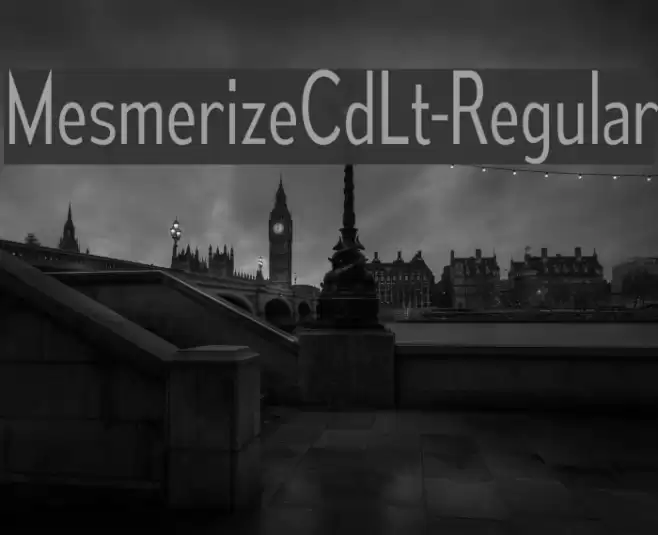 MesmerizeCdLt-Regular Font examples