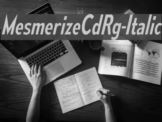 MesmerizeCdRg-Italic Example 2