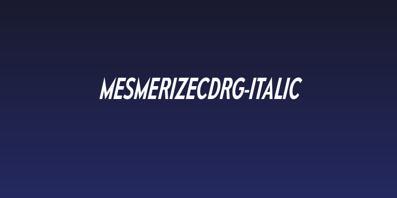 MesmerizeCdRg-Italic Social Header