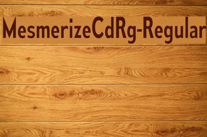 MesmerizeCdRg-Regular Font examples