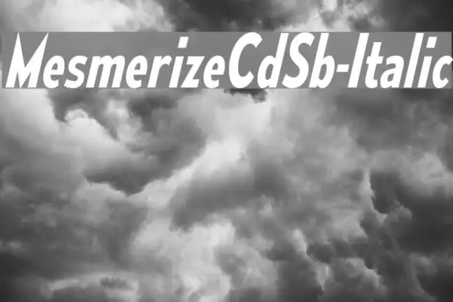 MesmerizeCdSb-Italic Example 2