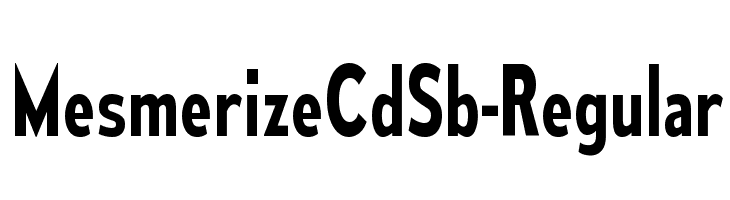MesmerizeCdSb-Regular  font caratteri gratis