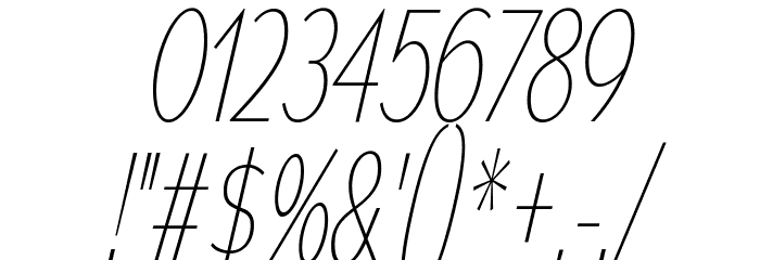 MesmerizeCdUl-Italic Font OTHER CHARS