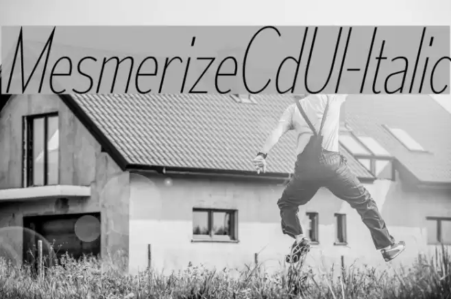 MesmerizeCdUl-Italic Font examples