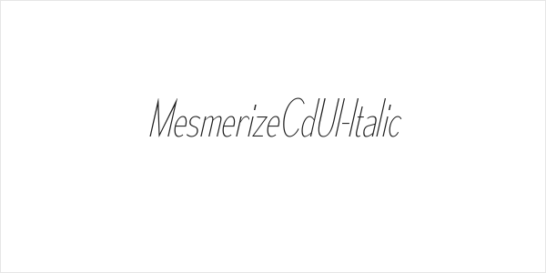 MesmerizeCdUl-Italic Logo