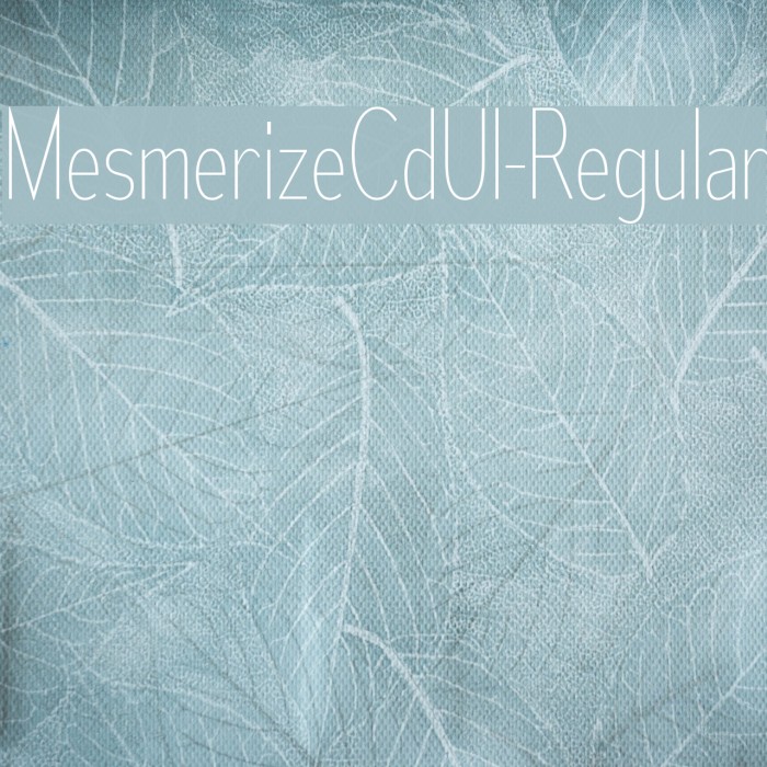 MesmerizeCdUl-Regular Font examples