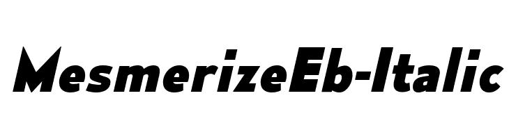MesmerizeEb-Italic  لخطوط تنزيل