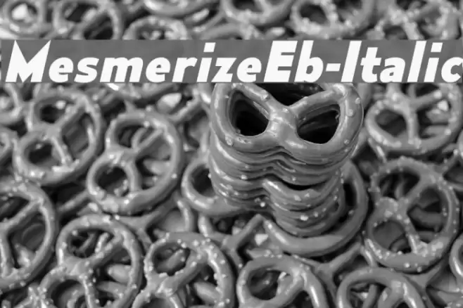 MesmerizeEb-Italic Font examples