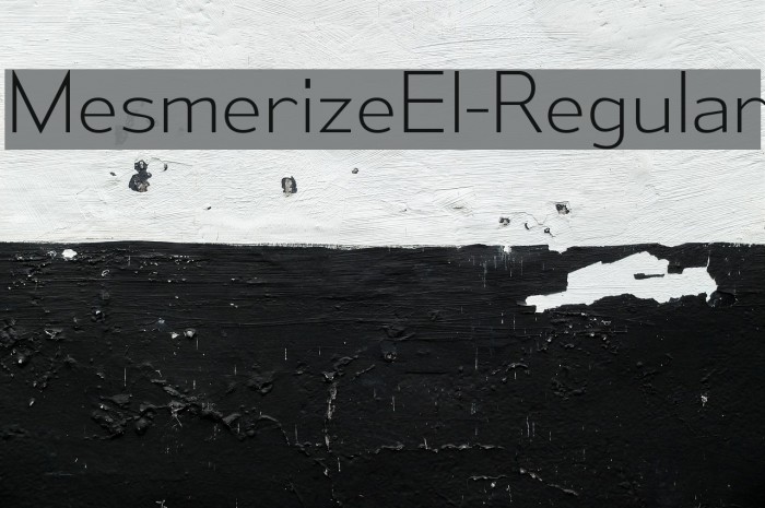 MesmerizeEl-Regular Font examples