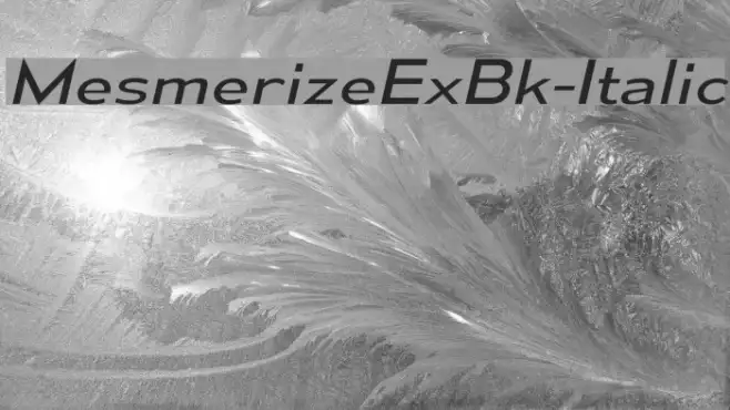 MesmerizeExBk-Italic Example 1