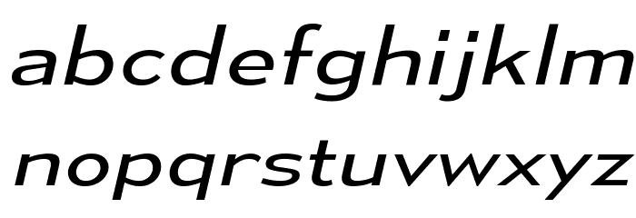 MesmerizeExBk-Italic Font LOWERCASE