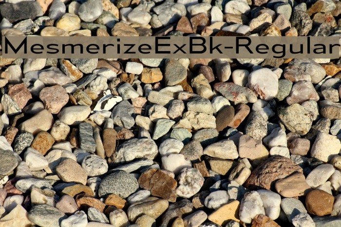 MesmerizeExBk-Regular Font examples