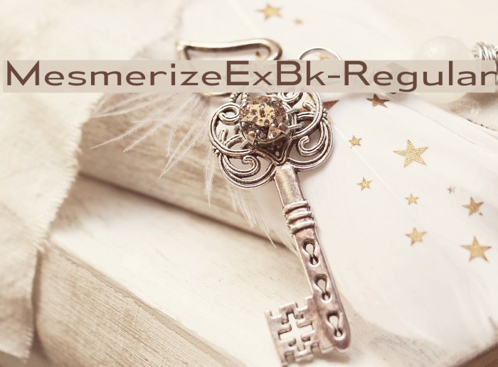 MesmerizeExBk-Regular Font examples