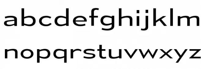 MesmerizeExBk-Regular Caratteri MINUSCOLO