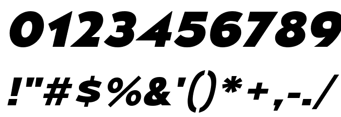 MesmerizeExEb-Italic Font OTHER CHARS