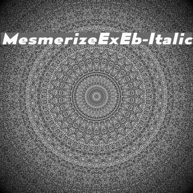 MesmerizeExEb-Italic Example 2