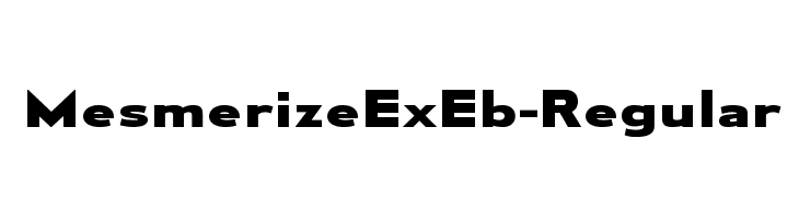 MesmerizeExEb-Regular Font