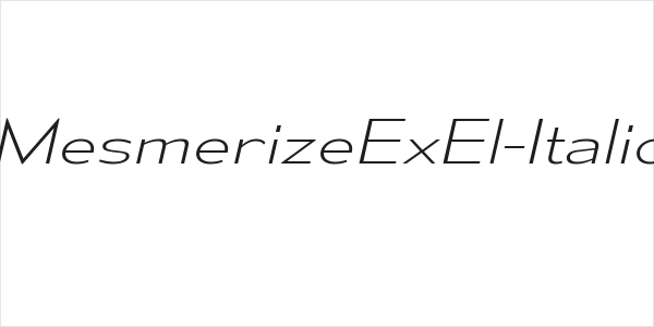 MesmerizeExEl-Italic Logo