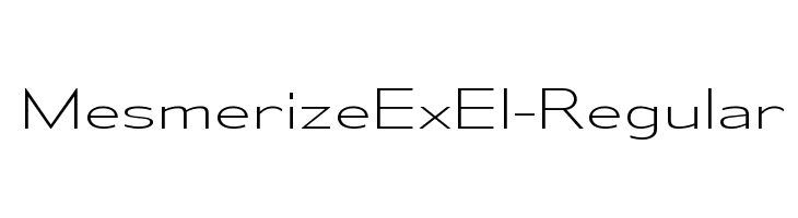MesmerizeExEl-Regular  Descarca Fonturi Gratis
