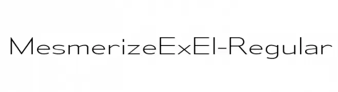MesmerizeExEl-Regular 