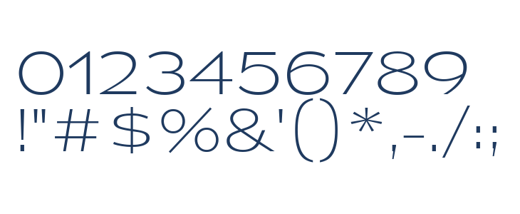 MesmerizeExEl-Regular Other Characters