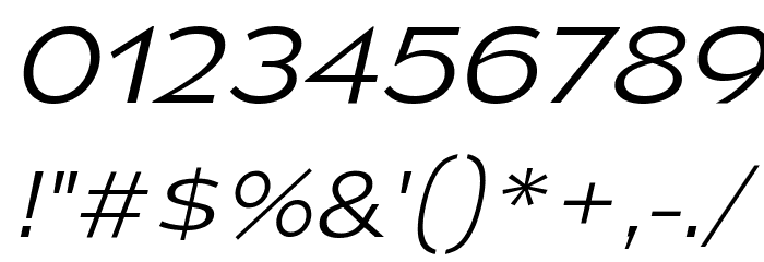 MesmerizeExLt-Italic Font OTHER CHARS