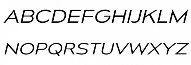 MesmerizeExLt-Italic Schriftart Groß