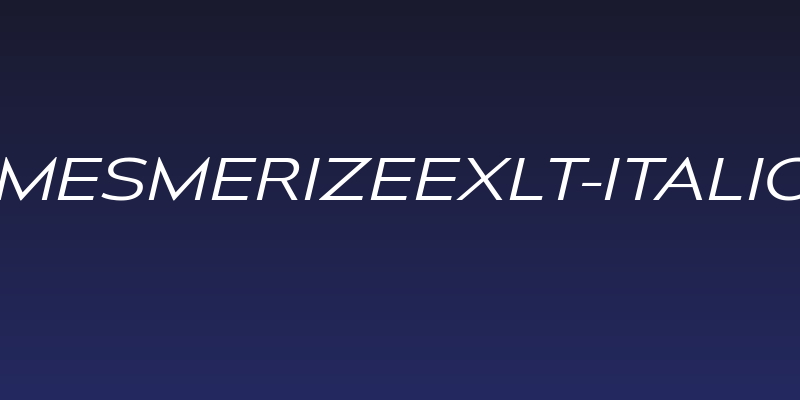 MesmerizeExLt-Italic Social Header