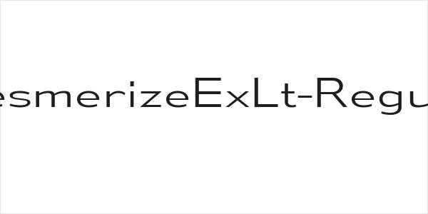 MesmerizeExLt-Regular Logo