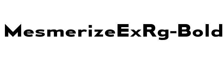 MesmerizeExRg-Bold  नि: शुल्क फ़ॉन्ट्स डाउनलोड