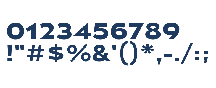 MesmerizeExRg-Bold Other Characters