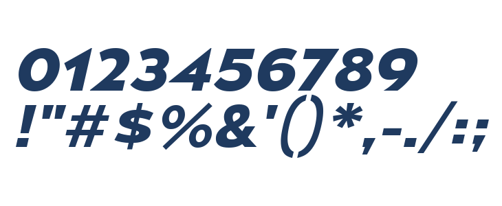 MesmerizeExRg-BoldItalic Other Characters