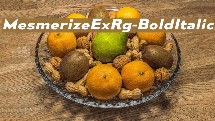 MesmerizeExRg-BoldItalic Example 1