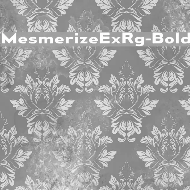 MesmerizeExRg-Bold Font examples