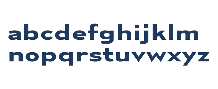 MesmerizeExRg-Bold Lowercase