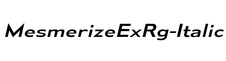 MesmerizeExRg-Italic  لخطوط تنزيل