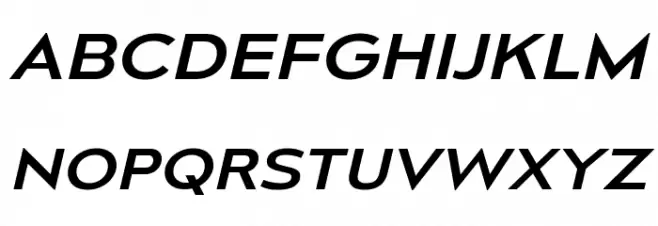 MesmerizeExRg-Italic Caratteri MAIUSCOLE