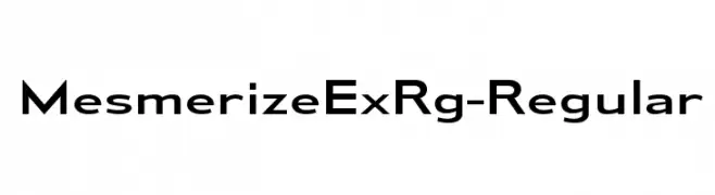 MesmerizeExRg-Regular  les polices de caractères gratuit tlcharger