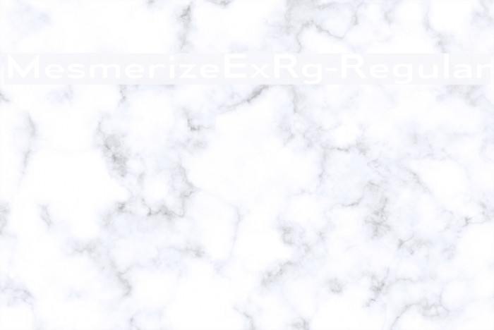 MesmerizeExRg-Regular Font examples