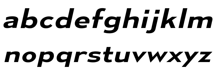 MesmerizeExSb-Italic Font LOWERCASE