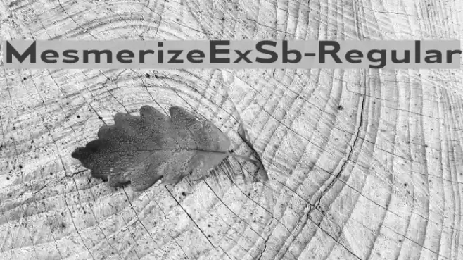 MesmerizeExSb-Regular Font examples