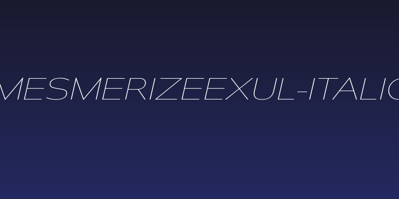 MesmerizeExUl-Italic Social Header