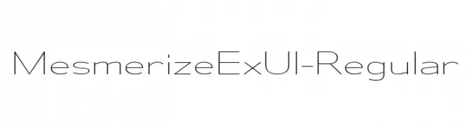 MesmerizeExUl-Regular 