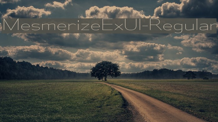 MesmerizeExUl-Regular Font examples